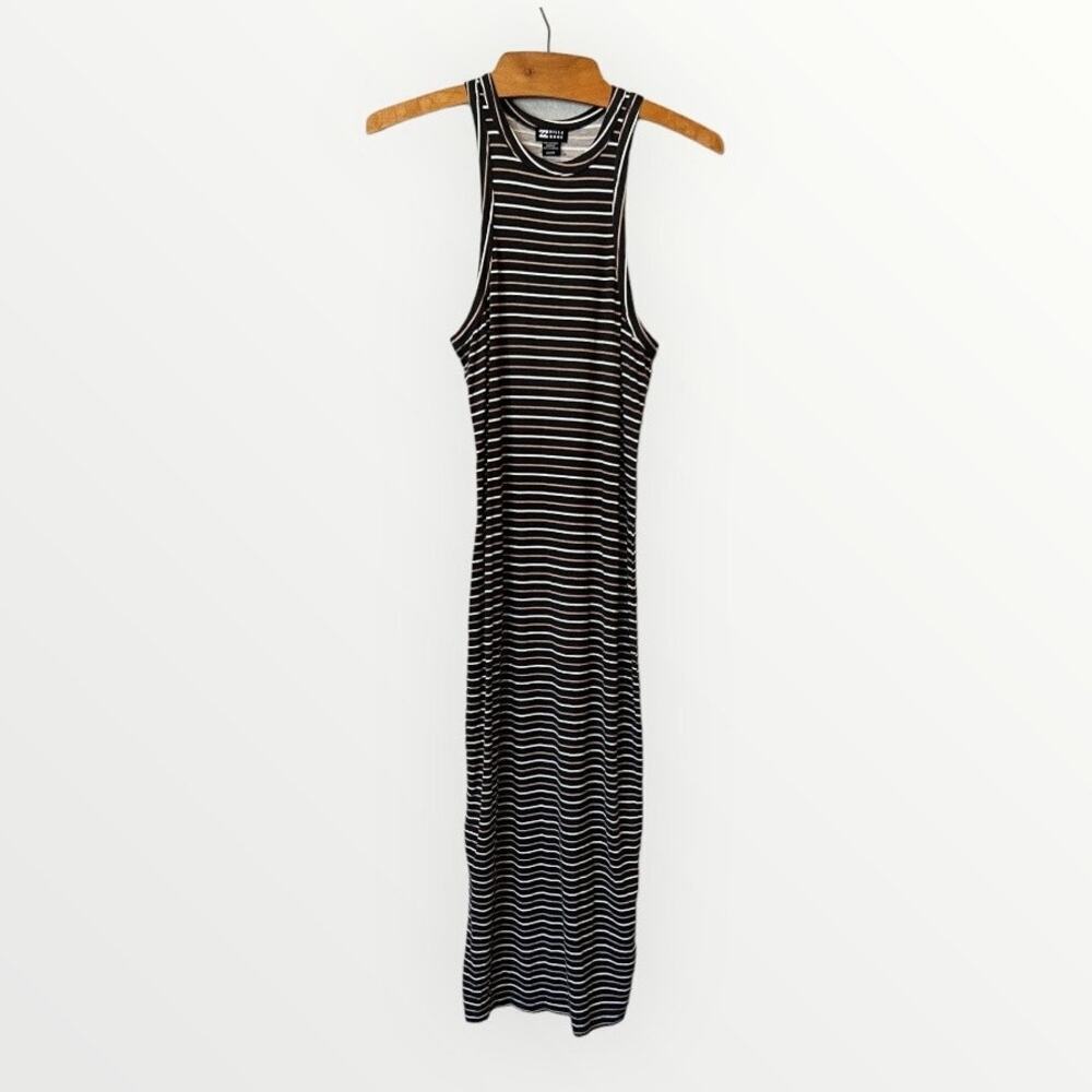 Billabong Young Love Stripe Sleeveless Midi Dress Size Small - Picture 3 of 10